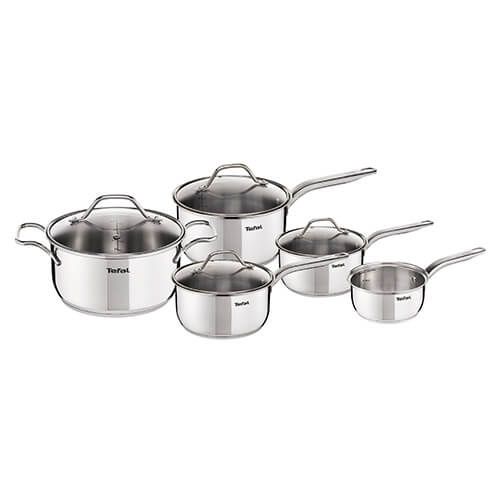 Tefal Intuition Stainless Steel 5 Piece Pan Set