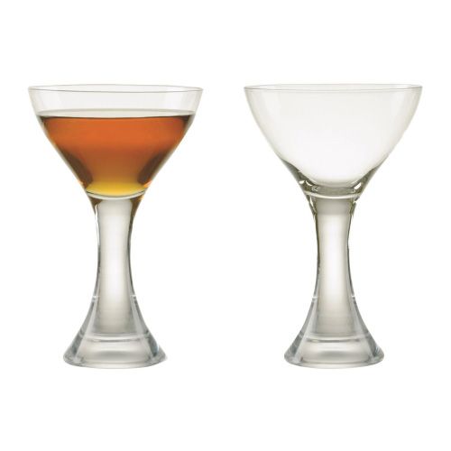 Anton Studios Design Manhattan Set of 2 Cocktail Glasses