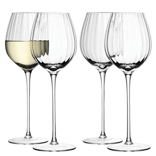 LSA Aurelia White Wine Glass 430ml Set Of Four