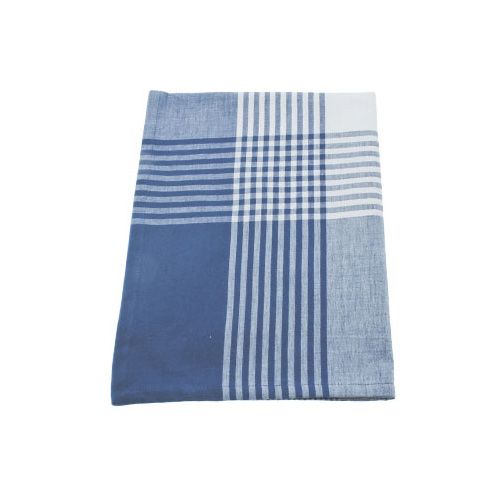 Walton & Co Auberge Gingham Tea Towel Nordic Blue