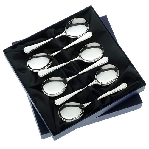 Arthur Price of England Grecian Sovereign Stainless Steel Set of 6 Fruit Spoons