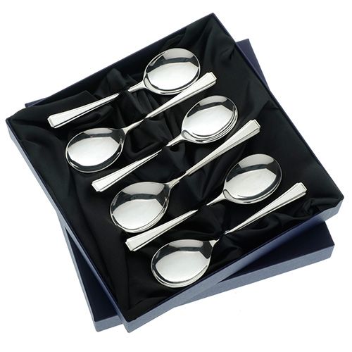 Arthur Price of England Harley Sovereign Stainless Steel Set of 6 Fruit Spoons
