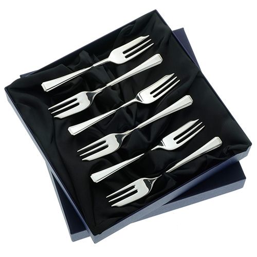 Arthur Price of England Harley Sovereign Stainless Steel Set of 6 Pastry Forks