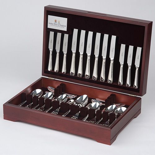 Arthur Price Old English Sovereign Stainless Steel 60 Piece Canteen FREE Eight Tea Spoons