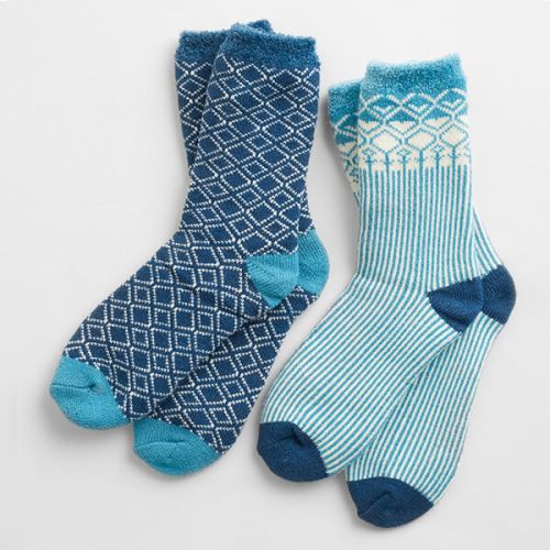 Seasalt Women's Cabin Socks Pack of 2 Decorative Mix