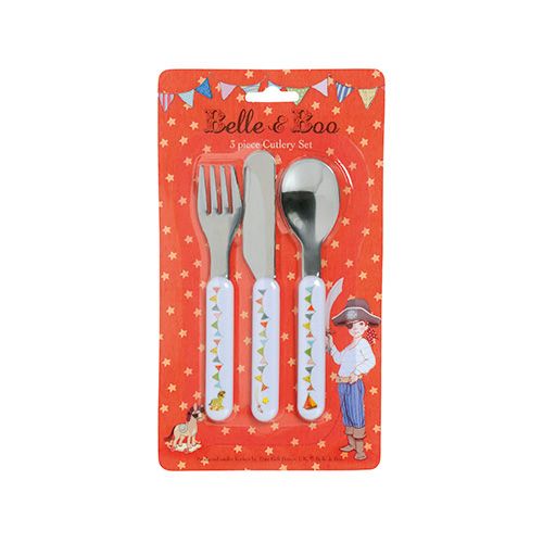 Belle & Boo Boys 3 Piece Cutlery Set