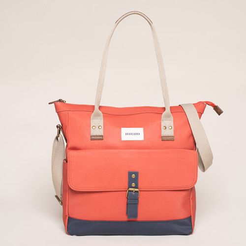 Brakeburn Orange Shopper Bag