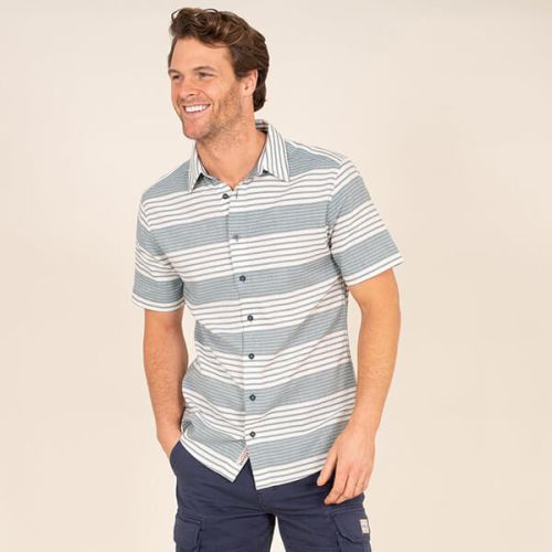 Brakeburn Short Sleeve Stripe Shirt