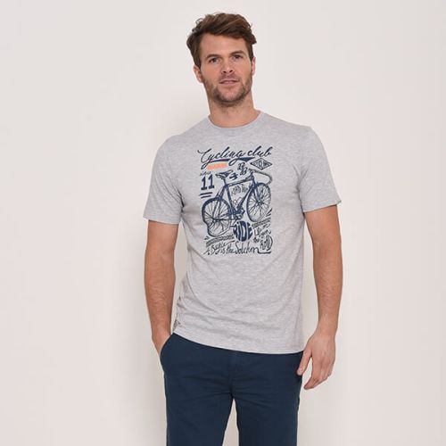 Brakeburn Grey Cycling Club T-Shirt