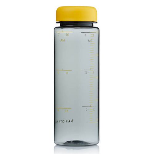 Barista & Co Made Simple Timer Measure Water Bottle Yellow