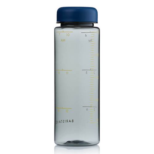 Barista & Co Made Simple Timer Measure Water Bottle Blue