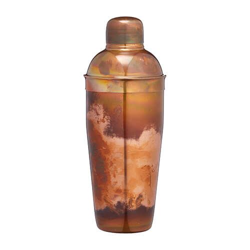 BarCraft 700ml Swirling Copper Finish Cocktail Shaker