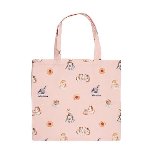 Wrendale Designs 'Piggy In The Middle' Foldable Shopper Bag