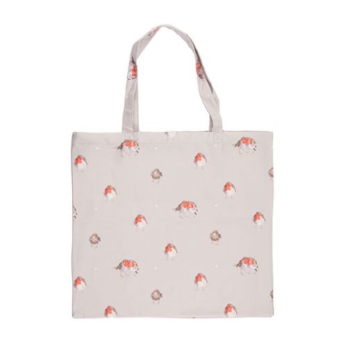 Wrendale Designs 'Jolly Robin' Robin Foldable Shopper Bag