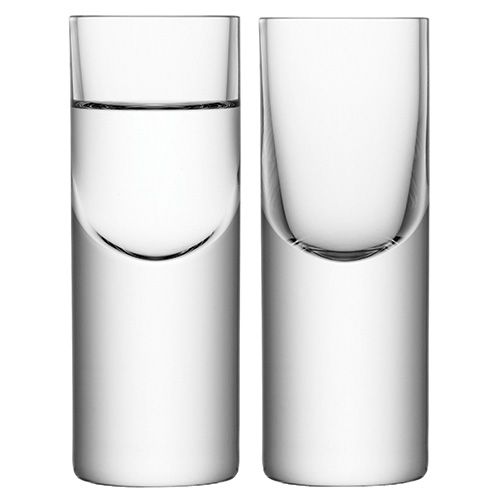 LSA Boris Vodka Glass 50ml Set Of Two