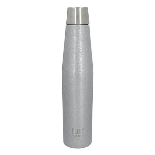 Built Apex 540ml Perfect Seal Water Bottle Silver Glitter