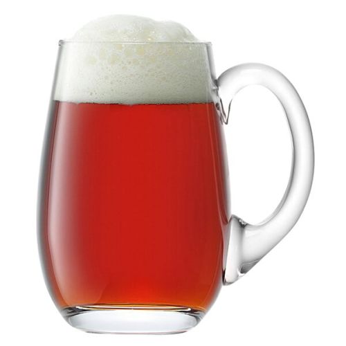 LSA Bar Beer Tankard Curved 750ml Clear
