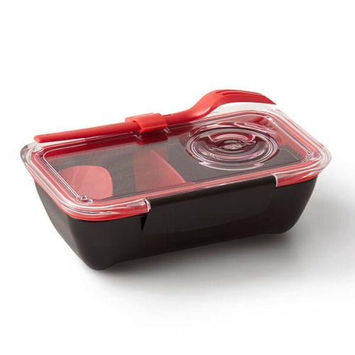 Black + Blum Box Appetit Bento Box Black / Red