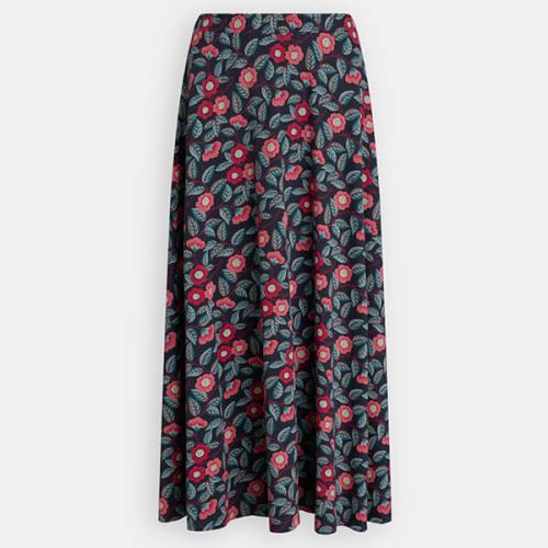 Seasalt Stratus Skirt II Stitched Camellia Dark Night