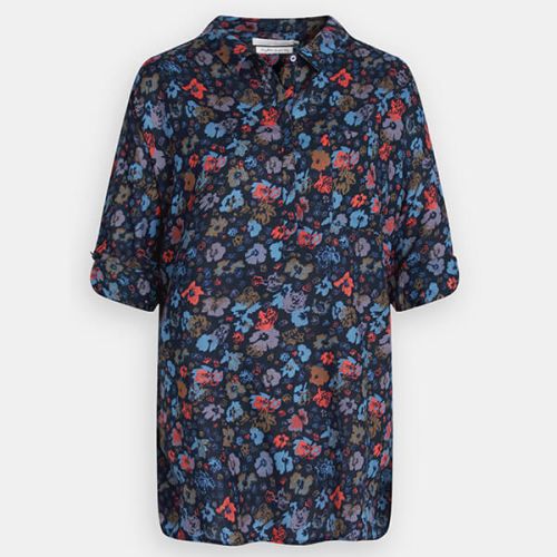 Seasalt Polpeor Shirt Scattered Flowers Magpie