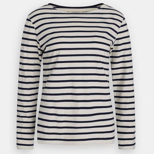 Seasalt Sailor Shirt Breton Ecru Midnight Size 8