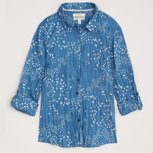 Seasalt Larissa Shirt Murmuration Cornish Blue
