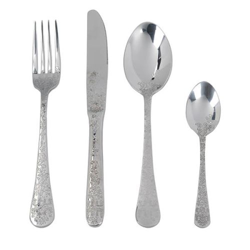 Katie Alice The Collection 16 Piece Etched Cutlery Set