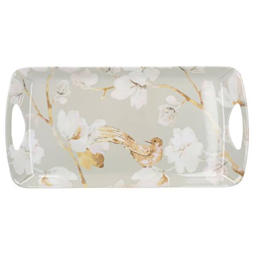 Creative Tops Duck Egg Floral Small Luxury Handled Tray