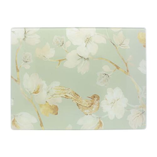 Creative Tops Duck Egg Floral Work Surface Protector