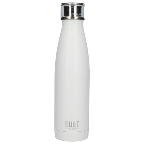 Built 500ml Double Walled Stainless Steel Water Bottle White