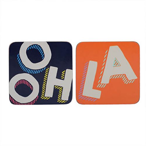 Creative Tops OTT Ooh La La Pack Of 4 Coasters