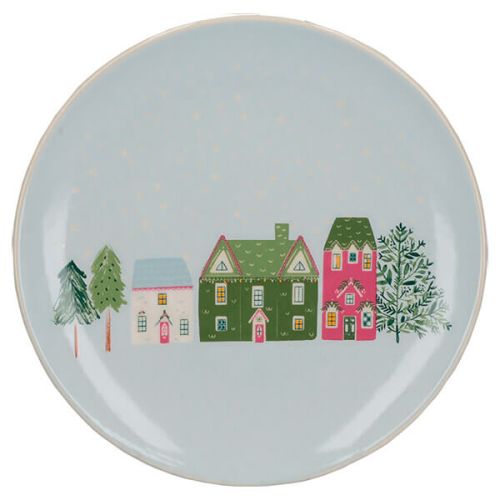 The Nutcracker Collection Christmas Houses Canape Plate