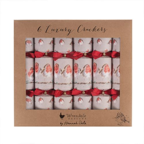 Wrendale Designs Christmas Crackers Robin Box of 6