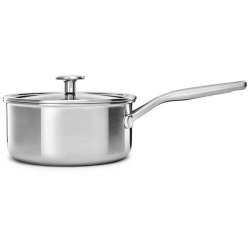 KitchenAid Multi-Ply Stainless Steel 3ply 20cm Saucepan with Lid
