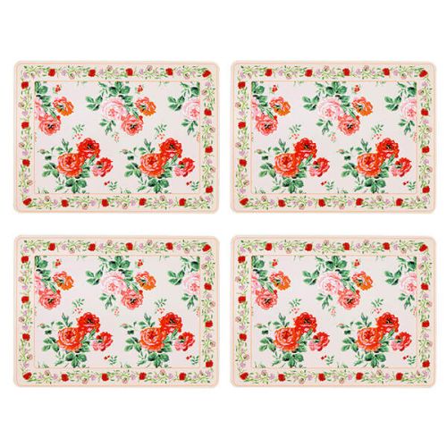Cath Kidston Archive Rose Set of 4 Cork Backed Placemats