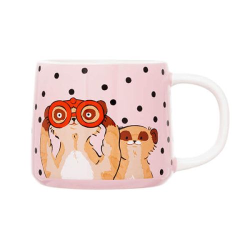 Cath Kidston Meerkats Pink Mini Billie Mug