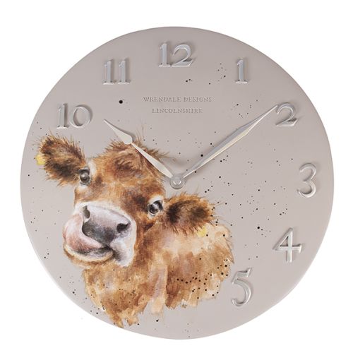 Wrendale Designs Cow Clock