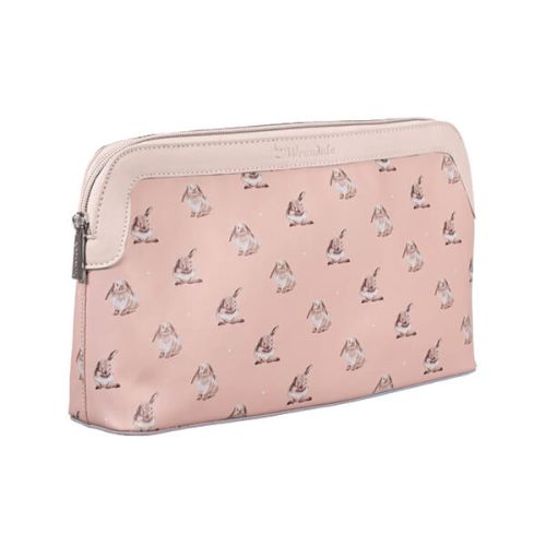 Wrendale Designs Pink Bunny Large Cosmetic Bag