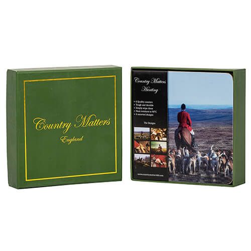 Country Matters Hunting Coasters Set Of 6