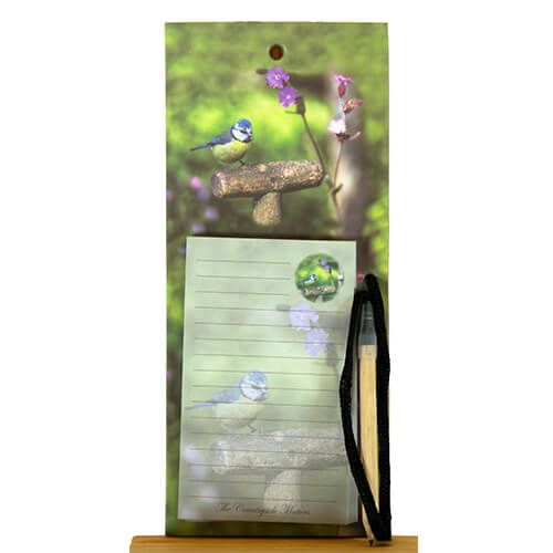 Country Matters Garden Blue Tit Magnetic Notebook