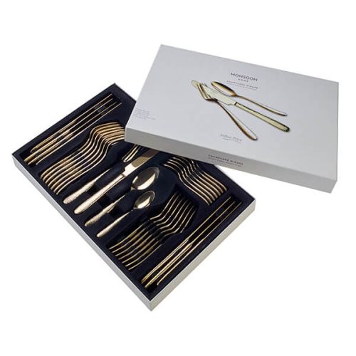Arthur Price Monsoon Champagne Mirage 32 Piece Cutlery Gift Box Set