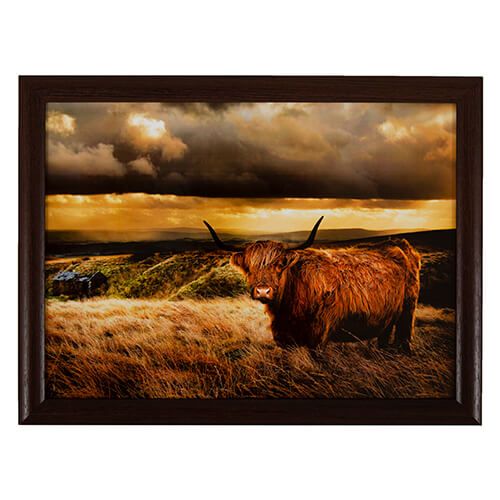 Country Matters Highland Cow Lap Tray