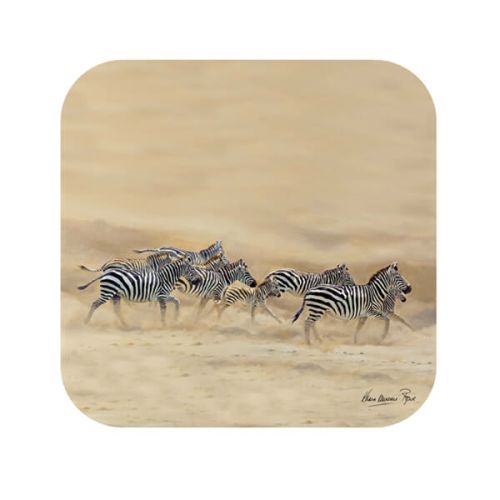 Country Matters Karen Laurence-Rowe Dust and Stripes Coaster
