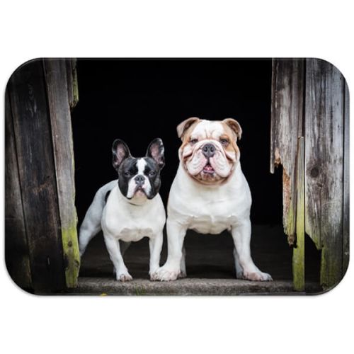 Country Matters French and English Bulldog Placemat