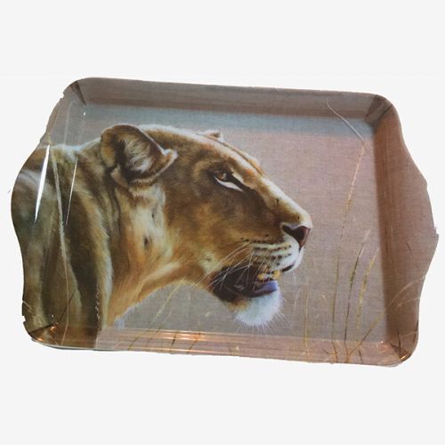 Country Matters Karen Laurence-Rowe Lioness Trinket Tray
