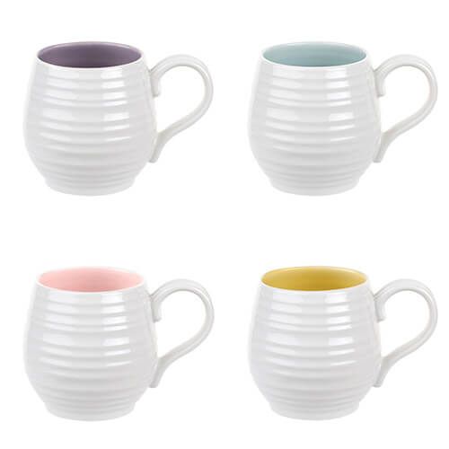 Sophie Conran Colour Pop Set Of 4 Honey Pot Mug Assorted Colours