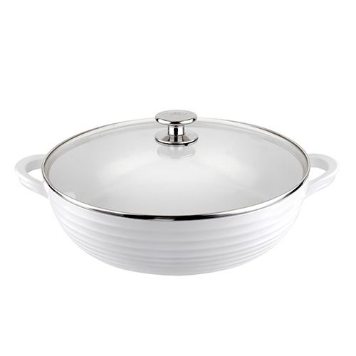 Sophie Conran White 30cm Shallow Casserole and Lid