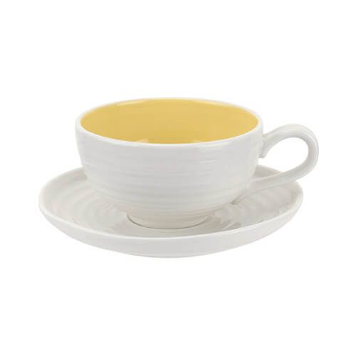 Sophie Conran Colour Pop Tea Cup & Saucer Sunshine