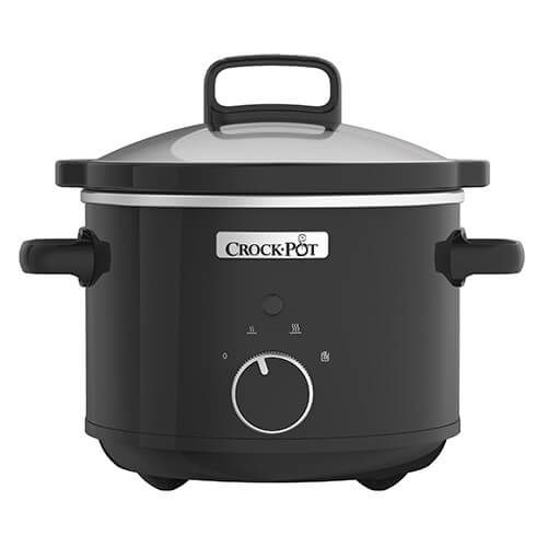 Crock Pot Compact 2.4 Litre Black Slow Cooker