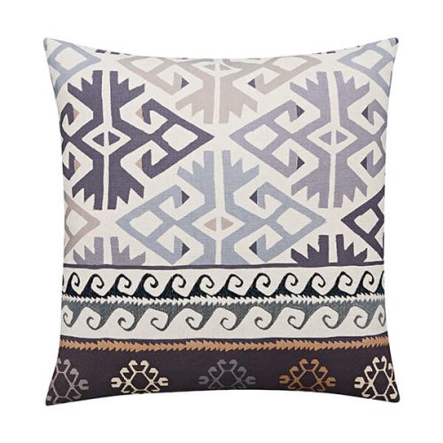 Morris & Co Crown Imperial Cushion 50 x 50cm Charcoal and Linen